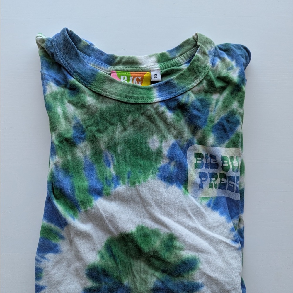 Big Bud Press Tie-Dye Shirt - Blue and Green